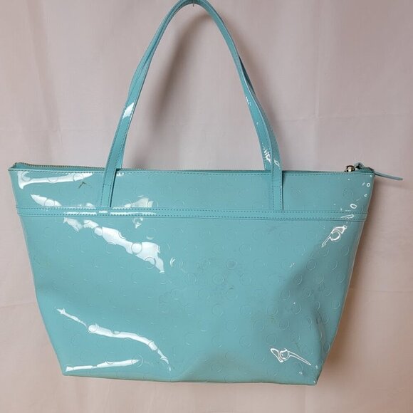 Kate Spade Camilla Teal Blue Tote (think Tiffany's blue) - Great Bag - See notes - Picture 5 of 14